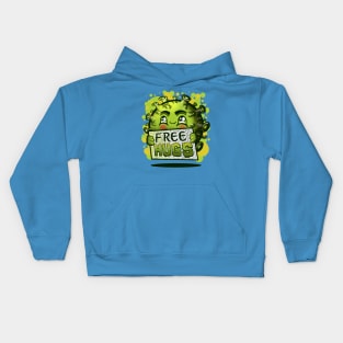 corona free hugs cute and funny Kids Hoodie